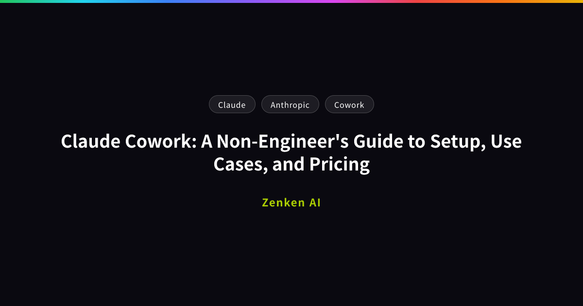 img of Claude Cowork: A Non-Engineer's Guide to Setup, Use Cases, and Pricing